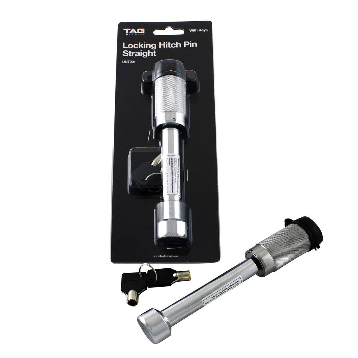 TAG | Ball Mount Hitch Kit (Lug, Locking Pin, Tow Ball, Covers & Shin Protector) | Universal 3500kg | TOWLUG01