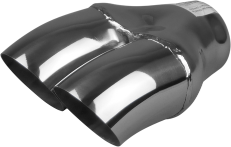 Y Piece Exhaust Tip - 2" Inch - 3" Inch (Expandable) 3" Inch (Out)