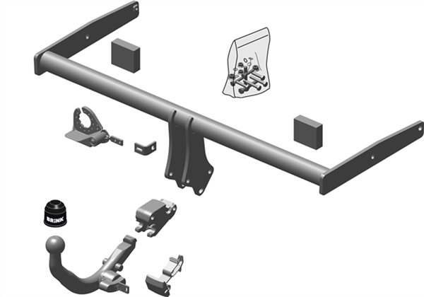 Brink - Towbar To Suit Audi A1 (11/2014 - on)