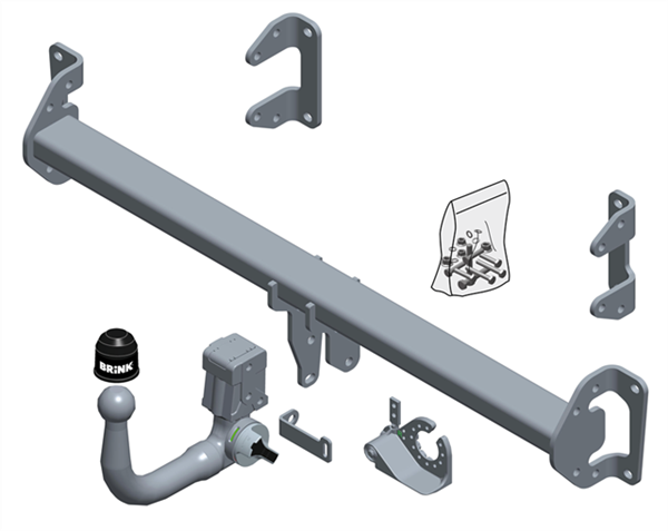 BRINK - Volvo V60 Sedan and Wagon (2018 - on) Towbar