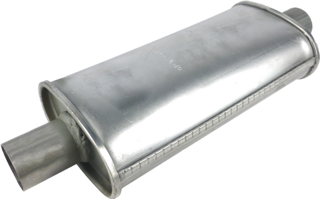 Redback - 2" Universal Muffler Centre/Centre 16"x5"x3" Oval Aluminised Steel
