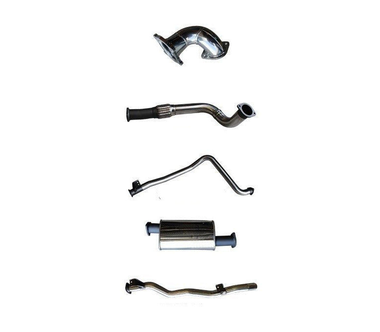 Manta | 3″ Turbo Back Exhaust System with Muffler to Suit CT26 Turbo | Toyota Landcruiser HZJ79 4.2L Diesel Ute 1999–2006