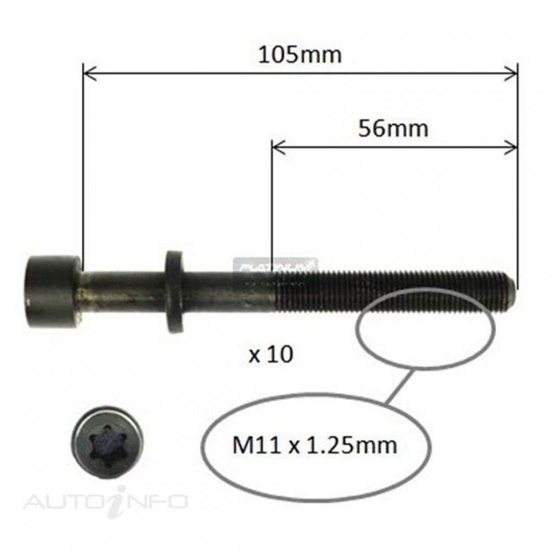 CYLINDER HEAD BOLT SET - DAEWOO LACETTI J200 T18SED NUBIRA J100 J150 X20SED