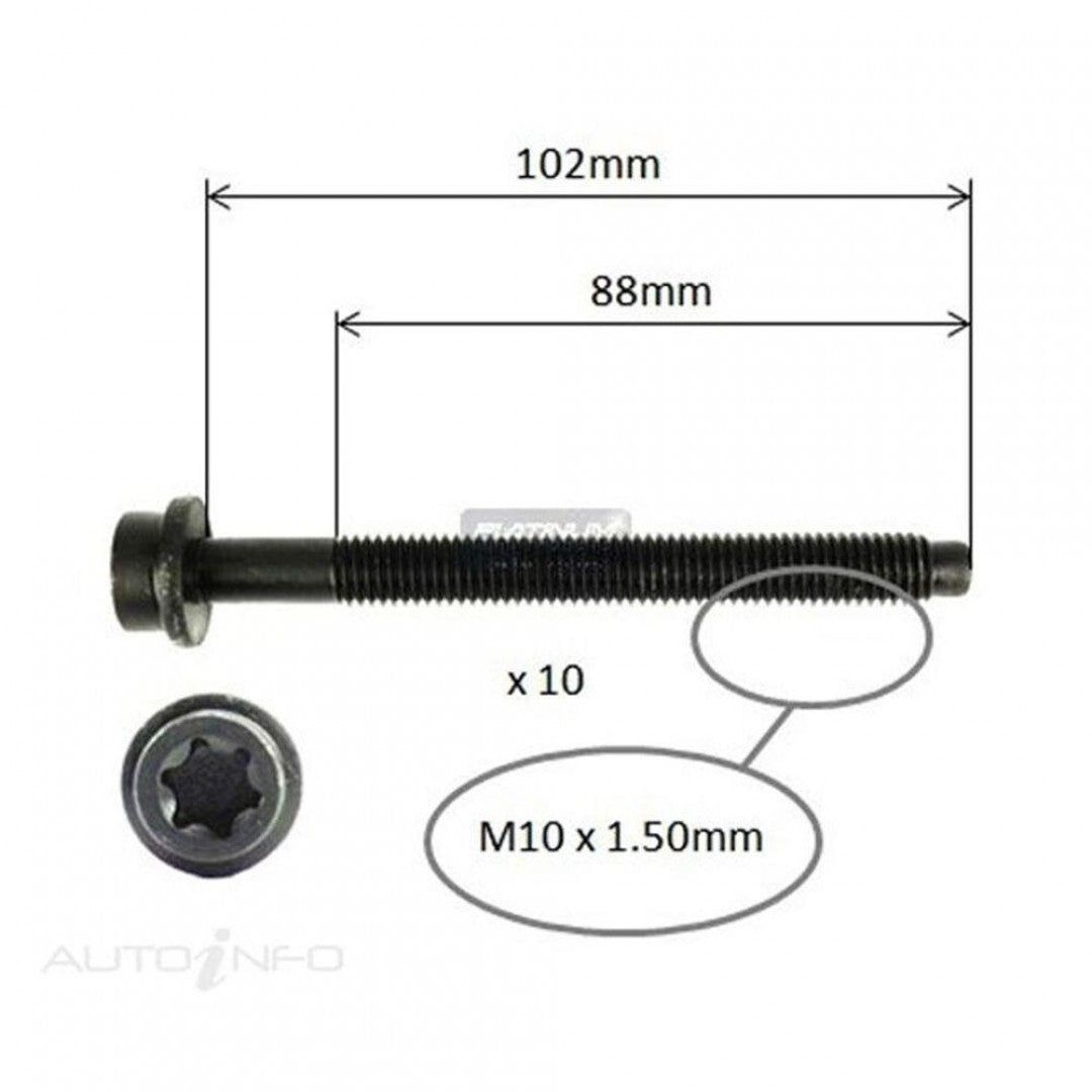 CYLINDER HEAD BOLT SET - HOLDEN COMMODORE VX VU VY VZ 5.7L LS1 GEN 3 2001-7/06