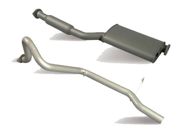 Berklee Performance - Ford Falcon EA-AU 4.0L Sedan 2.5" Mild Steel Catback Exhaust System With Tailpipe (PEX Exhaust)