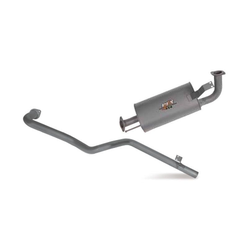 Berklee Performance - Toyota Landcruiser FZJ80 & HZJ80 2.5" Mild Steel Catback Exhaust System (PEX Exhaust)