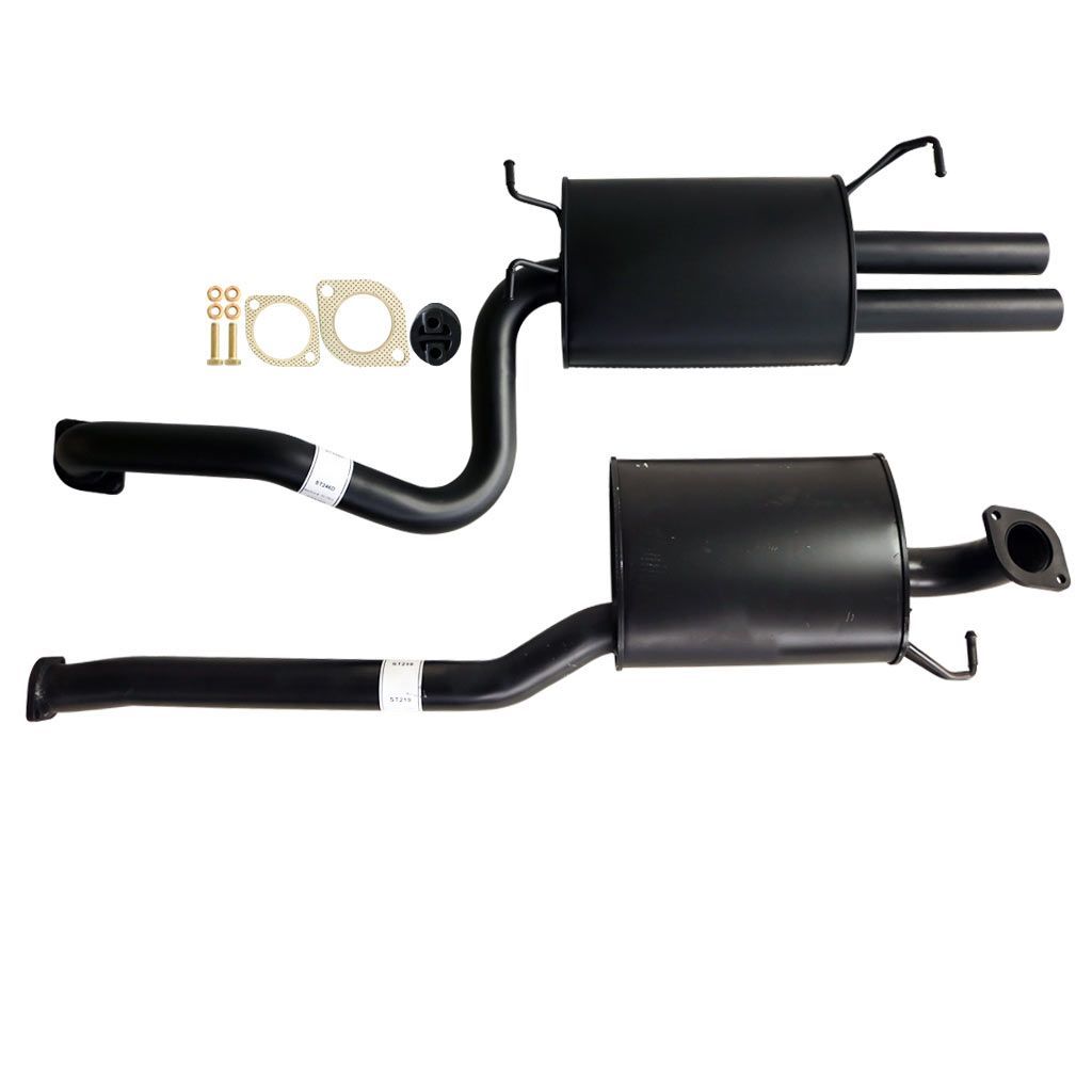 ESA - Ford Falcon FG Sedan G6E XR6 2 1/2" Catback Kit Inc Everflo Mufflers Dual Outlet