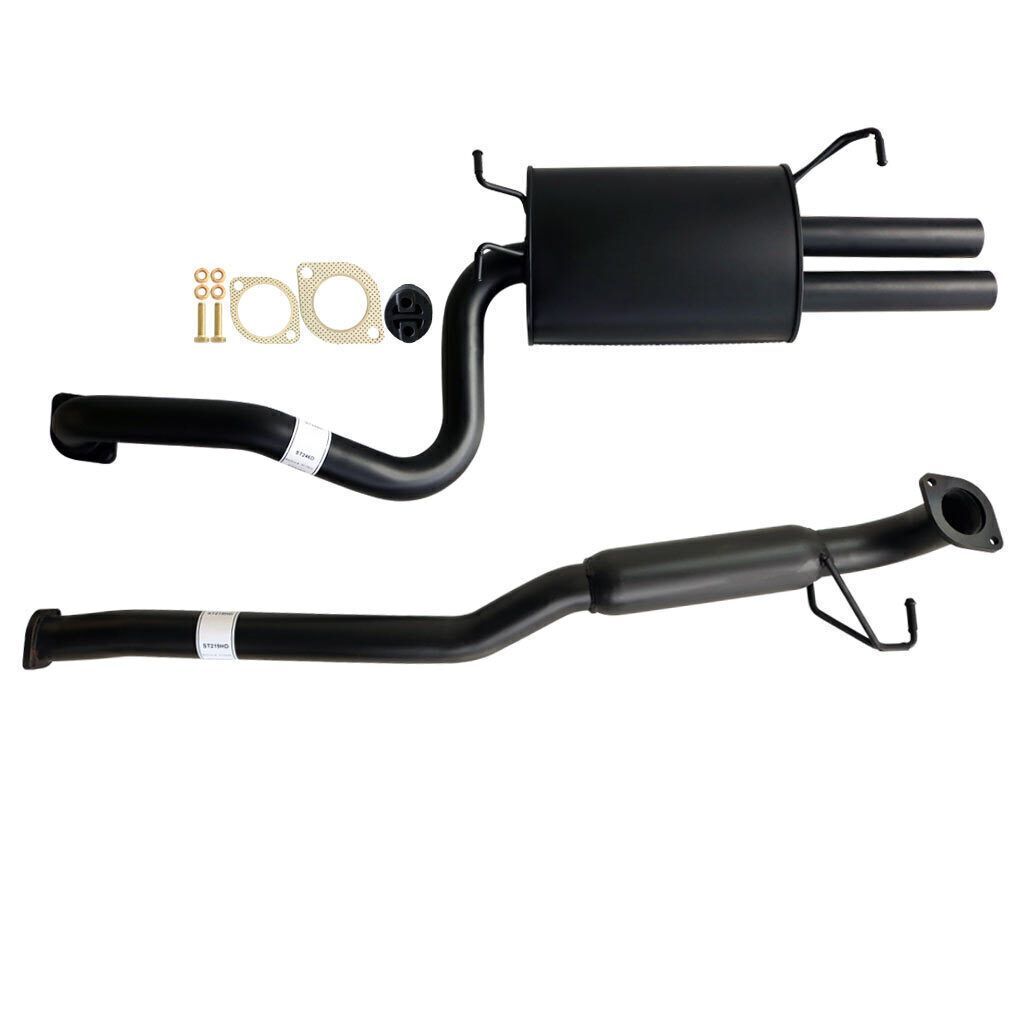 ESA - Ford Falcon FG Sedan G6E XR6 2 1/2" Catback Kit Inc Hotdog & Everflo Muffler Dual Outlet