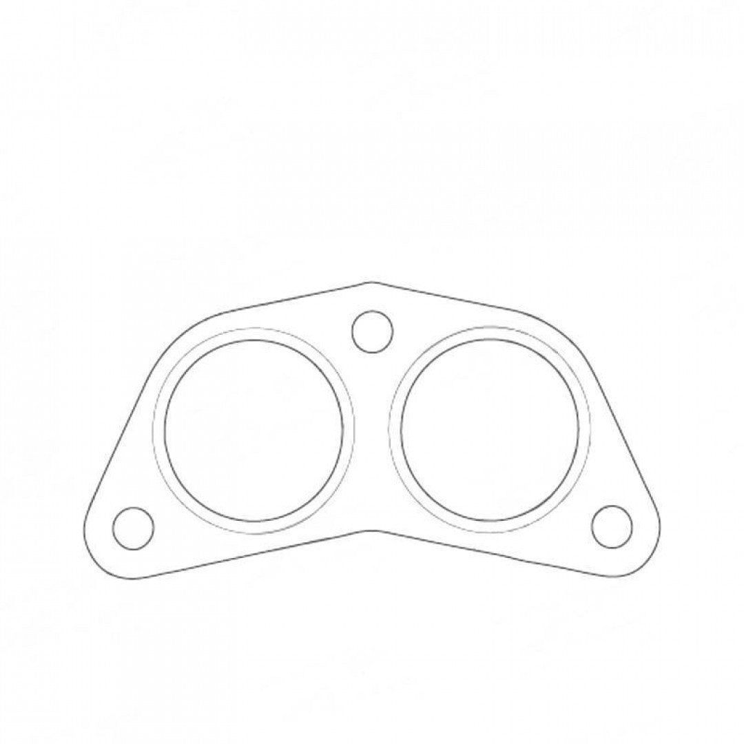 Flange Gasket - Suited For Mazda 929 DOHC rear muffler, (3 Bolts)