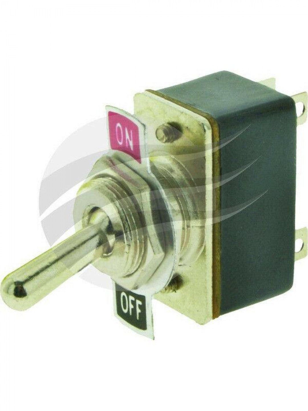 Jaylec - Toggle Switch On/Off 12 Volts 3 Amps Dpst with Face Plate 4 Blade