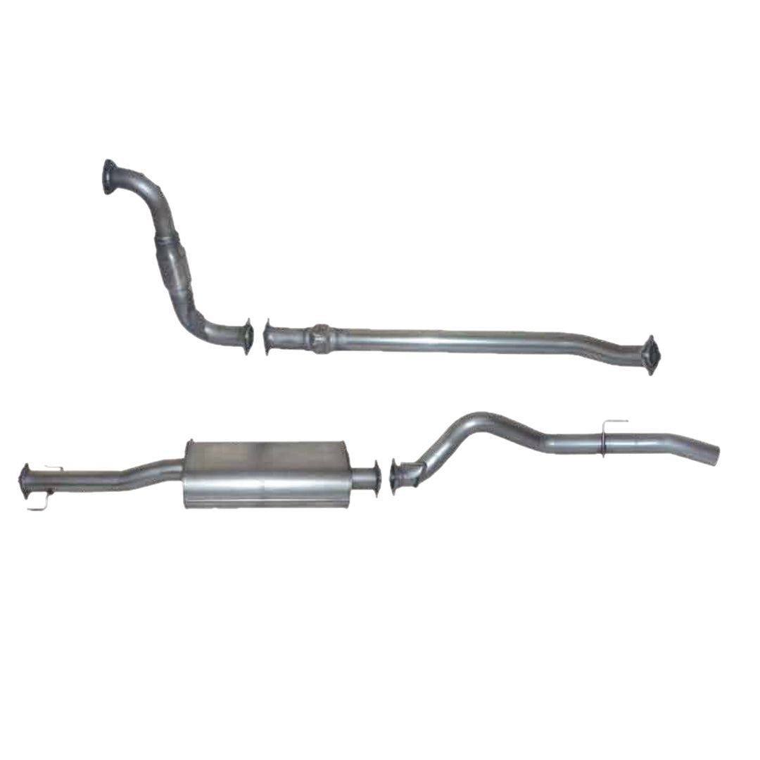 Berklee Performance - Mitsubishi Triton MN 3" Mild Steel Turbo Back Exhaust System (Ballistic Exhaust)