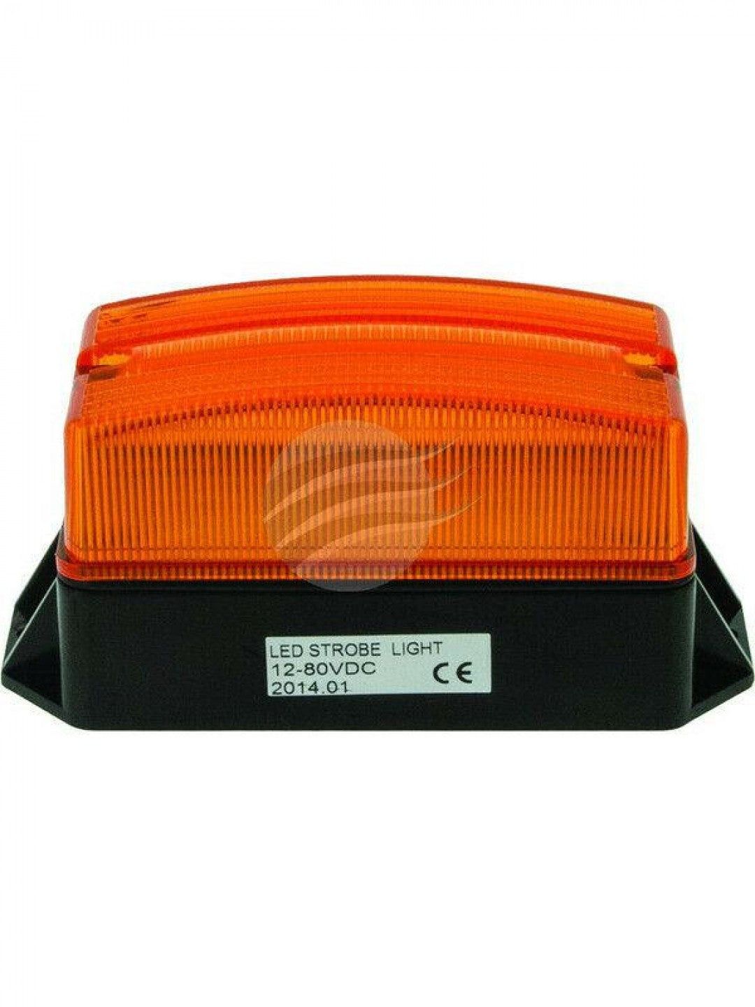 Jaylec - LED Amber Strobe Light 12-80 Volts Plastic 2 Bolt Mount 80 Quad Flash