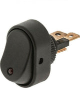 Jaylec - Rocker Switch On Off Red 12/24 Volts 30 Amps