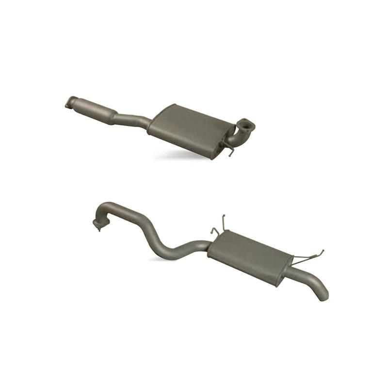 Berklee Performance - Ford Falcon XR6 (N/A) BA - BF Sedan (4.0L) 2.5" Mild Steel Catback Exhaust System (PEX Exhaust)