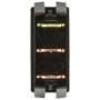 Jaylec - Switch Rocker On Off Amber 12/24 Volts 20 Amps @ 12 Volts 10 Amps @24 Volts Mounting