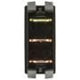 Jaylec - Switch Rocker On Off Amber 12/24 Volts 20 Amps @ 12 Volts 10 Amps @24 Volts Mounting