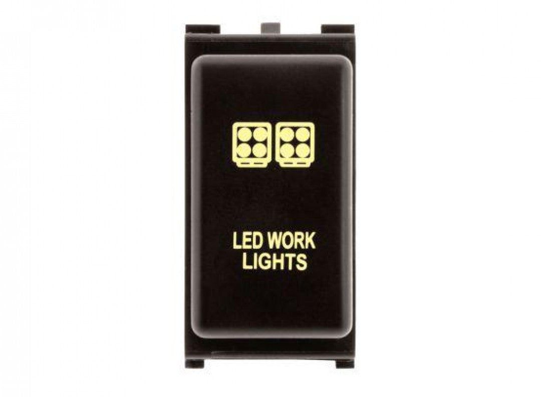 Hulk 4X4 - SWITCH PUSH BUTTON ON / OFF OE RPL 12V WORK LIGHT AMBER