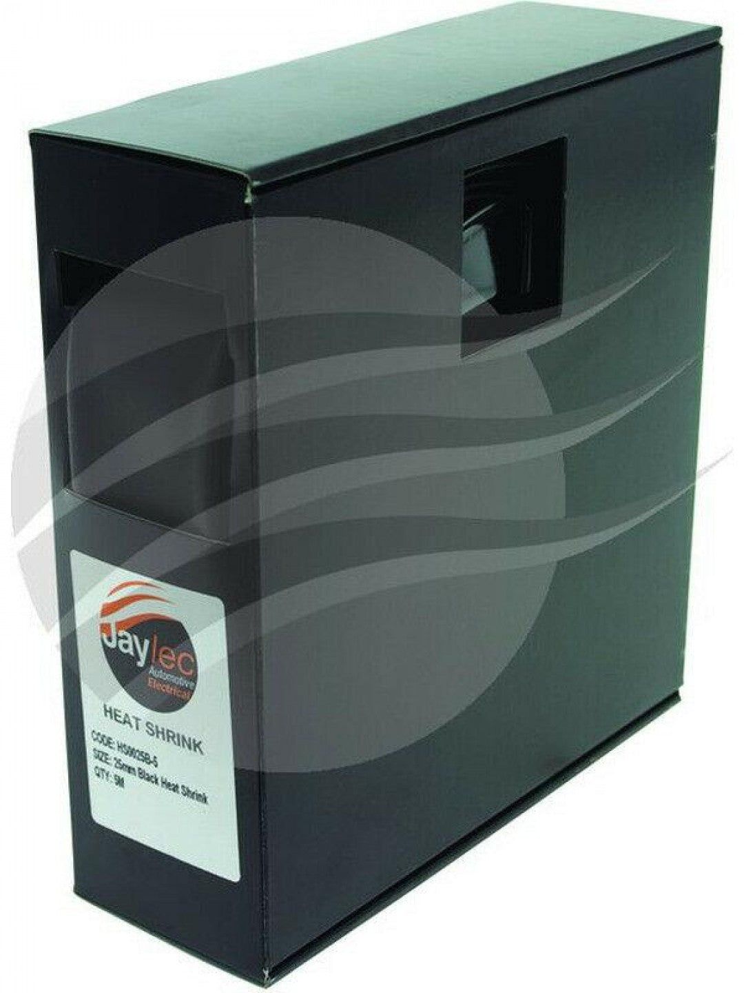 Jaylec - Heat Shrink Tubing 5 Metres Black 25.0mm