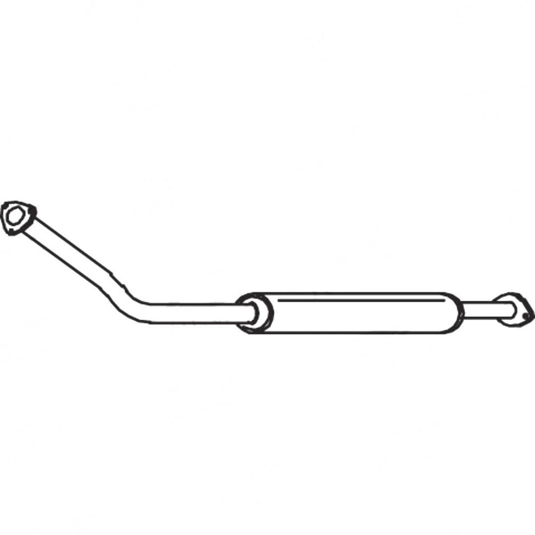 Standard Replacement - Daihatsu Terios J1 (1997 - 2006) Wagon (1.3L) Centre Muffler