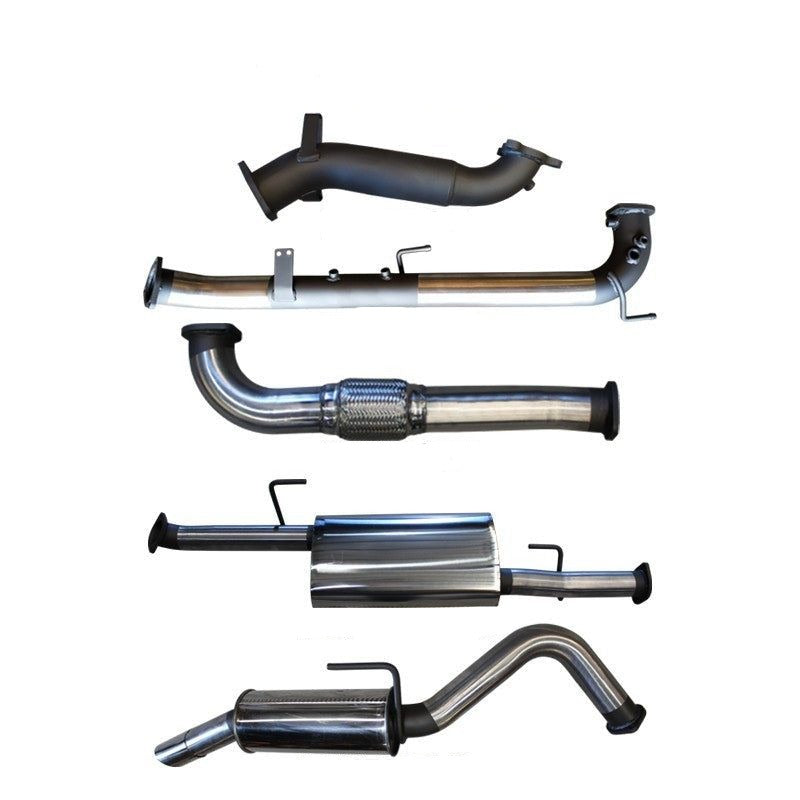 Manta | 3″ DPF & Cat Replacement Exhaust with Rear Muffler | Nissan Navara D40 2.5L Turbo Diesel Auto Thai Build Ute 2007–2015