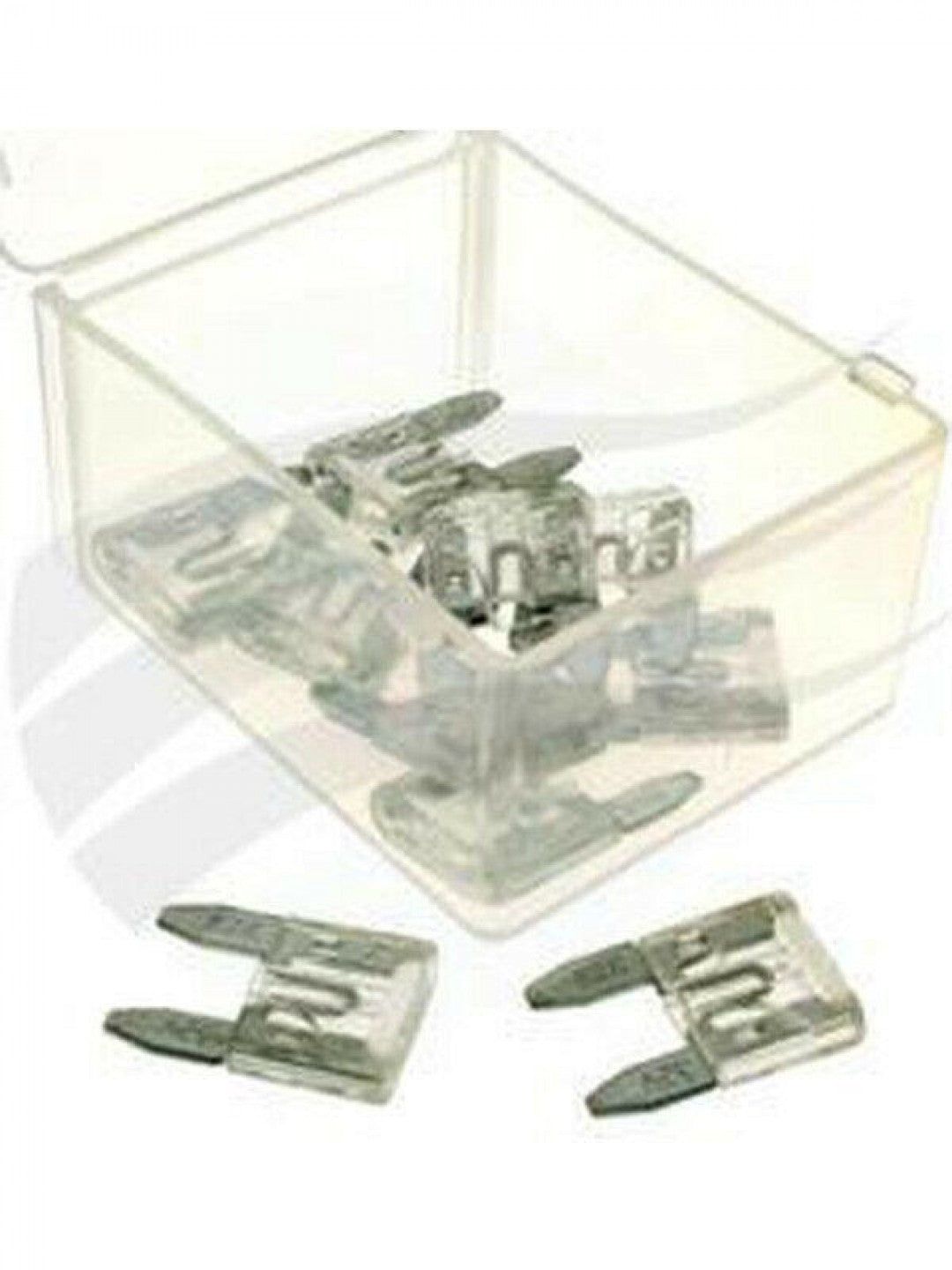 Jaylec - Pack Of 100 Mini Blade Fuse 25 Amps White