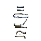 Manta 3in Dual Turbo Back No Cat with Muffler 4in Tailpipe Landcruiser VDJ200 2015–2021