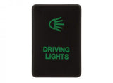 Hulk 4X4 - SWITCH PUSH BUTTON ON / OFF OE RPL 12V DRIVING LIGHT GREEN
