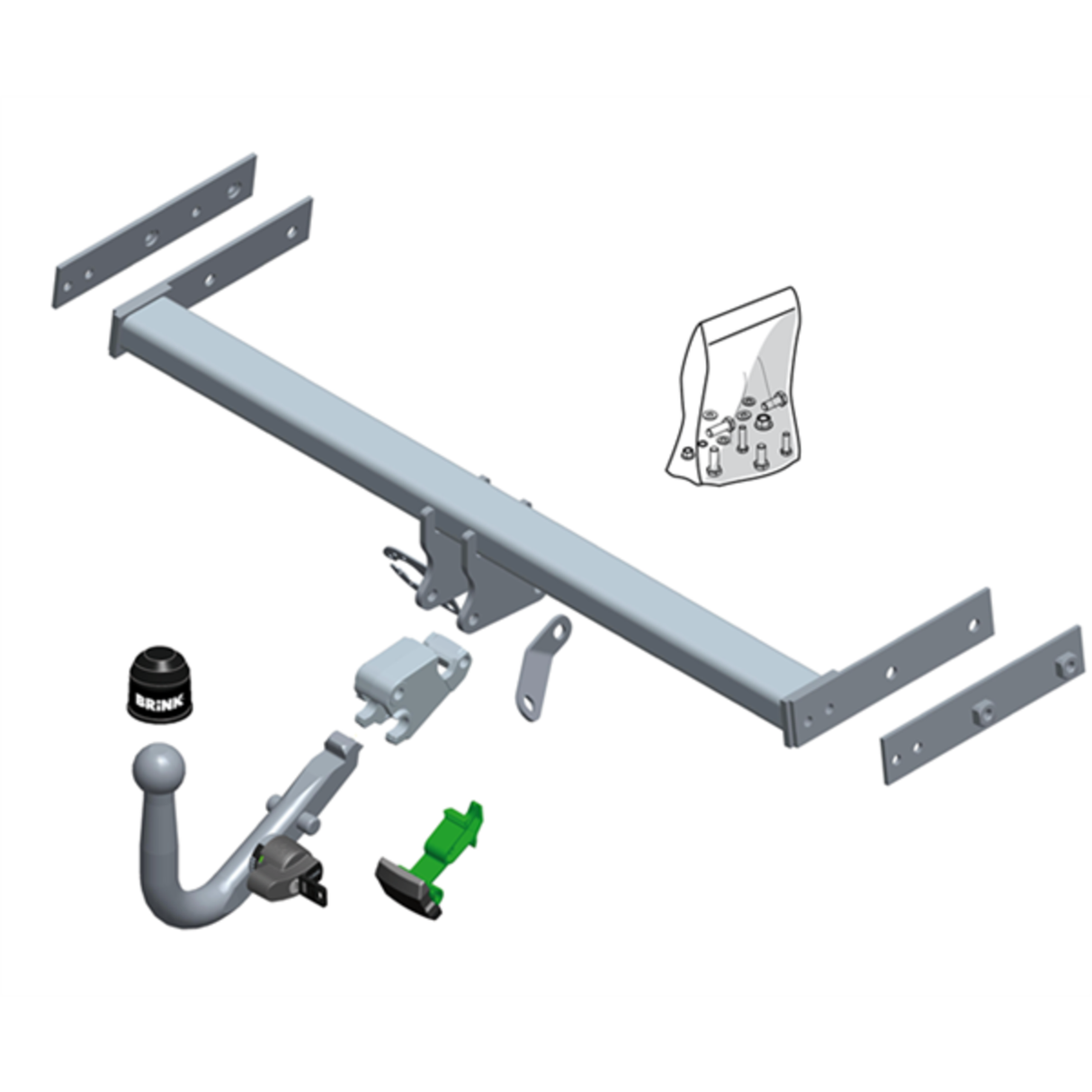 BRINK - Volvo V40 (2012 - 2019) Hatchback European Towbar
