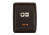 Hulk 4X4 - SWITCH PUSH BUTTON ON / OFF OE RPL 12V WORK LIGHT AMBER