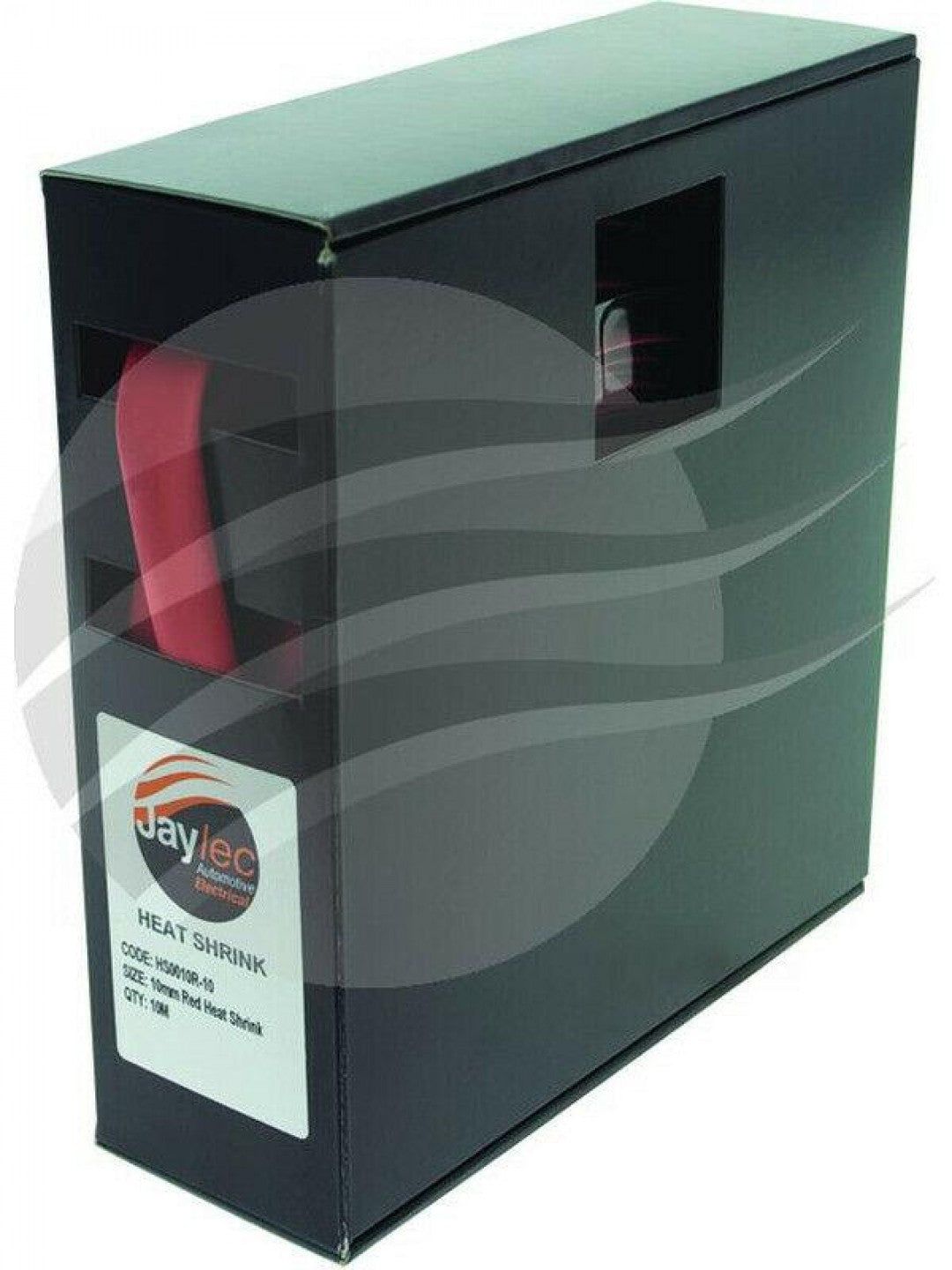 Jaylec - Heat Shrink Tubing 10 Metres Red 10.0mm
