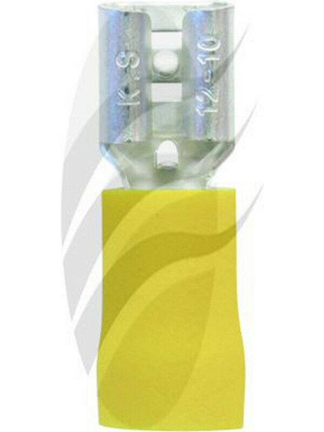 Jaylec - Pack Of 50 Female Blade Terminal 6.3mm Insul Pvc Copper Sleeve