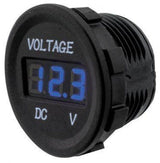 Hulk 4X4 - VOLTMETER 5-30v DC BLUE LED 29mm DIA