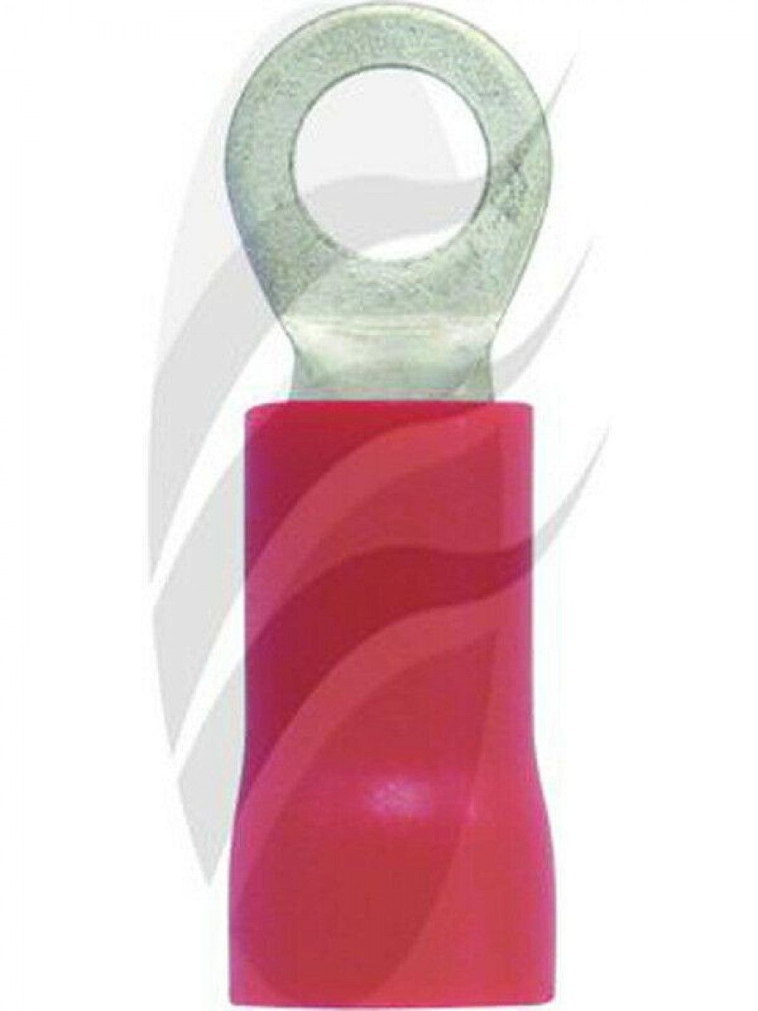 Jaylec - Pack Of 10 Ring Terminal 3mm Insul Pvc Std Crimp Red Use Te1103Bl
