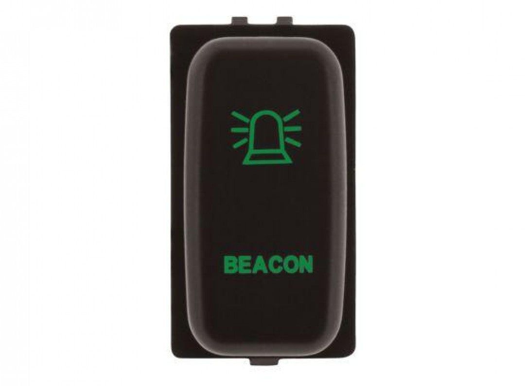 Hulk 4X4 - SWITCH PUSH BUTTON ON / OFF OE RPL 12V BEACON GREEN ILLUM