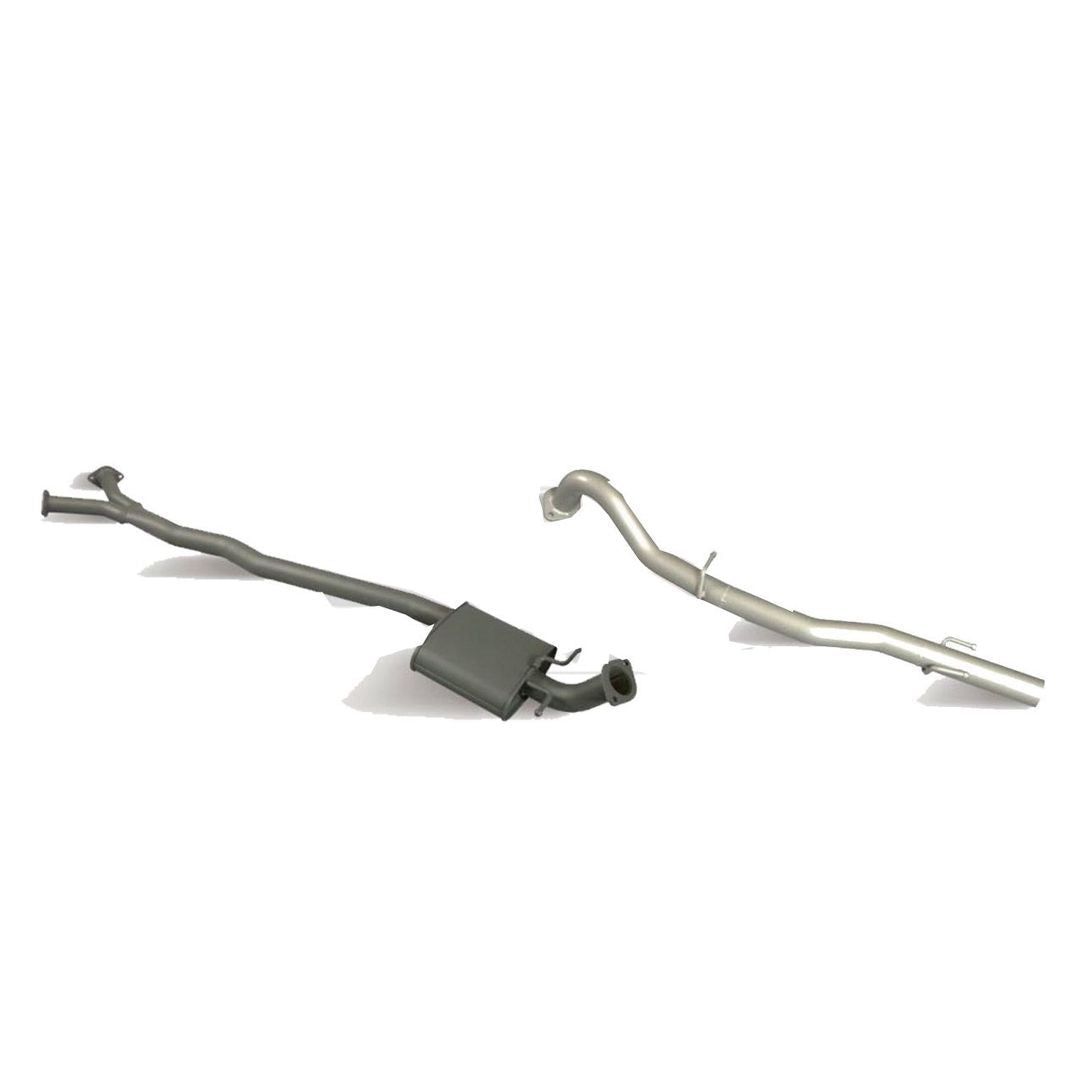 Berklee Performance - Holden Crewman & One Tonner VY/VZ V8 2.5"Sports Exhaust With Plain Tail Pipe (PEX Exhaust)