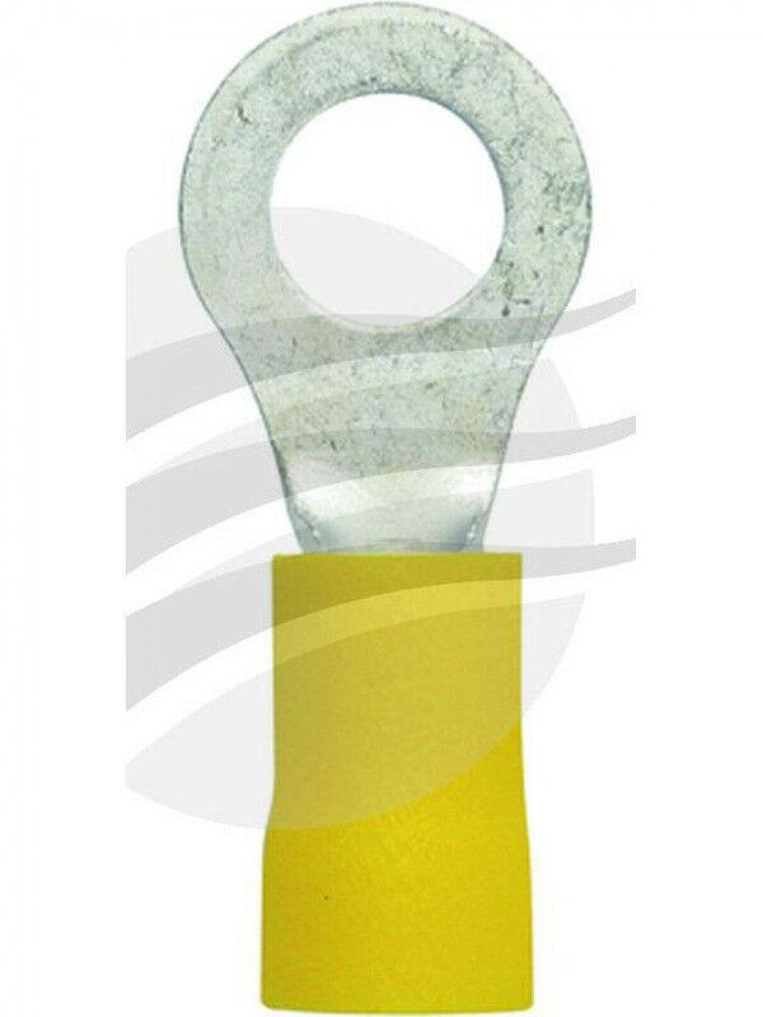 Jaylec - Ring Terminal 6mm Yellow Pack Of 50