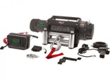 Hulk 4X4 - ELEC WINCH 12v PROFESSIONAL SERIES 9500lbs STEEL CABLE