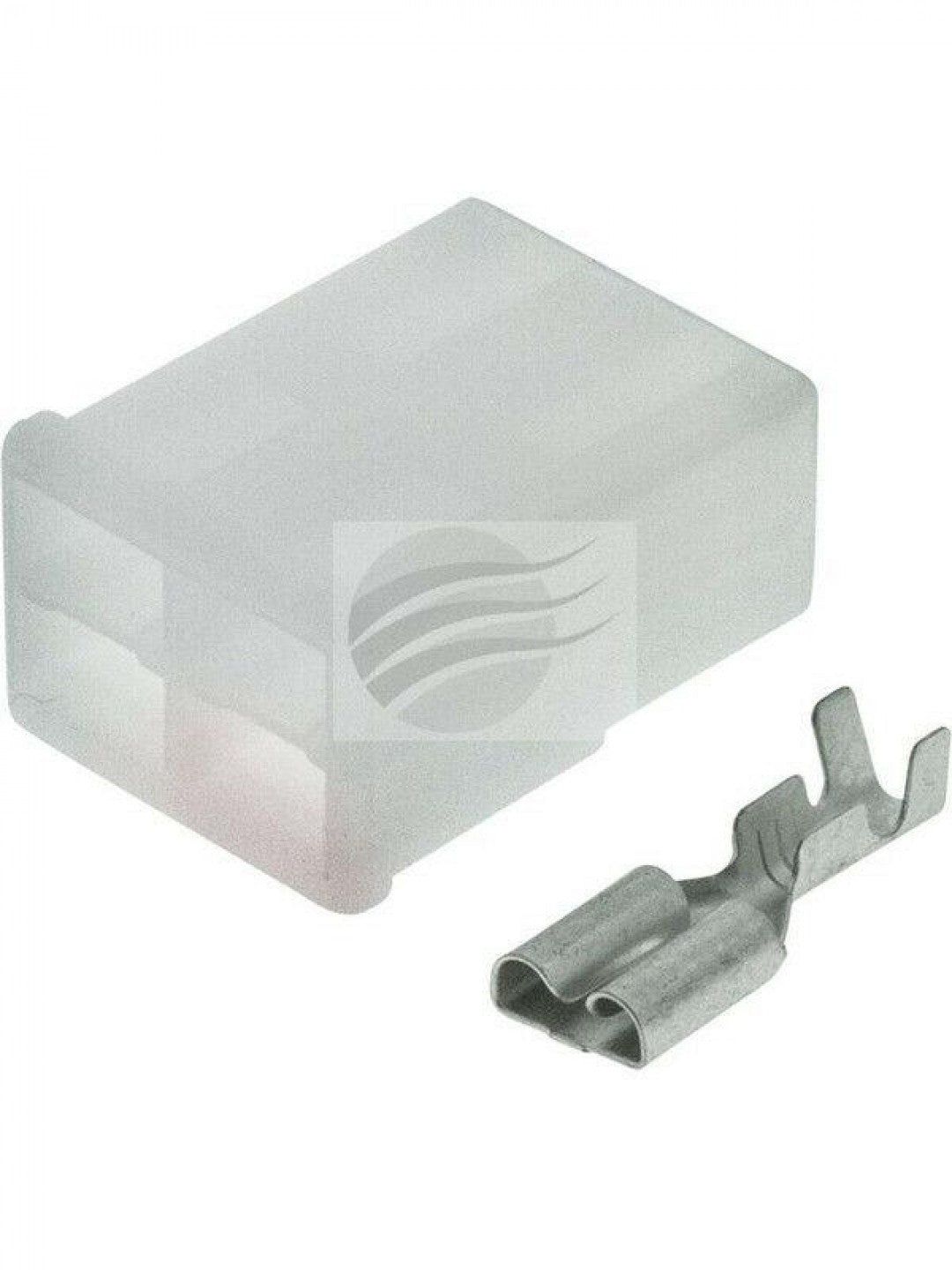 Jaylec - Pack Of 10 Qc Connector Housing with Terminals Female 4 Way No