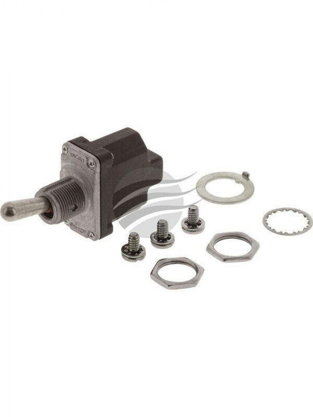 Jaylec - Toggle Switch On/Off 12/24 Volts 20 Amps Spst 3 Screw Terms Ip68