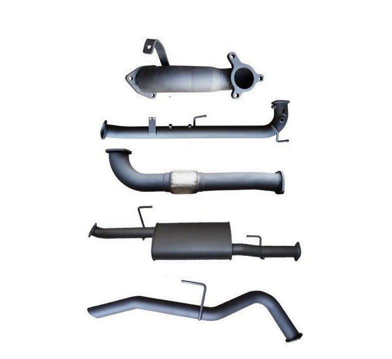 Manta | 3″ Cat & DPF Replacement Exhaust with Rear Tailpipe | Nissan Navara D40 2.5L Turbo Diesel Auto Ute 2005–2007