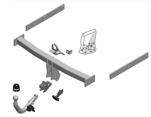 BRINK - Audi A6 (2011 - 2018), A6 Allroad (2012 - 2018), A7 (2010 - 2018) European Towbar