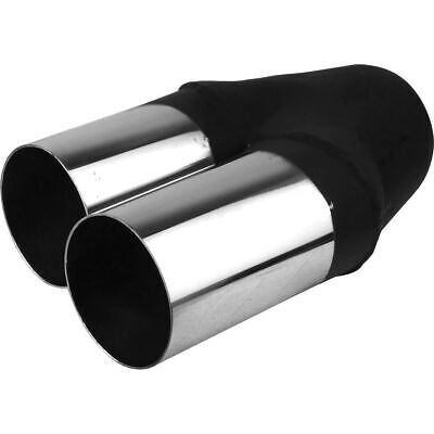 Y Piece Exhaust Tip -  2" Inch (In) 3" Inch (Out)
