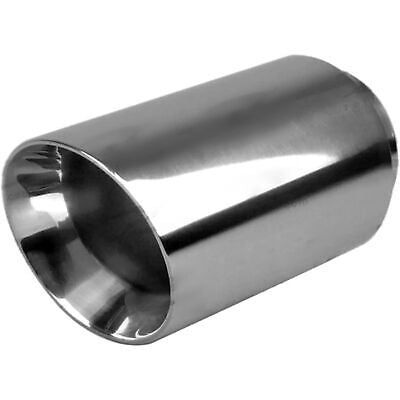 Exhaust Tip - 2 1/4" Inch (In) 3" Inch (Out) (Rolled In - Angle Cut)