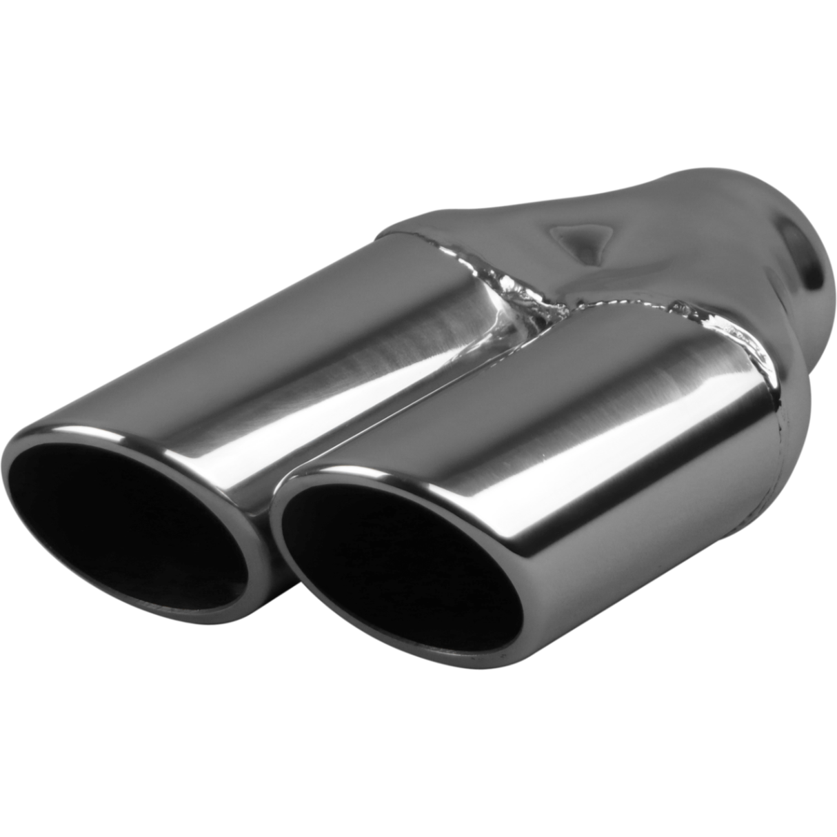 Y Piece Exhaust Tip - 2" Inch - 3" Inch (Expandable) 3" Inch (Out)