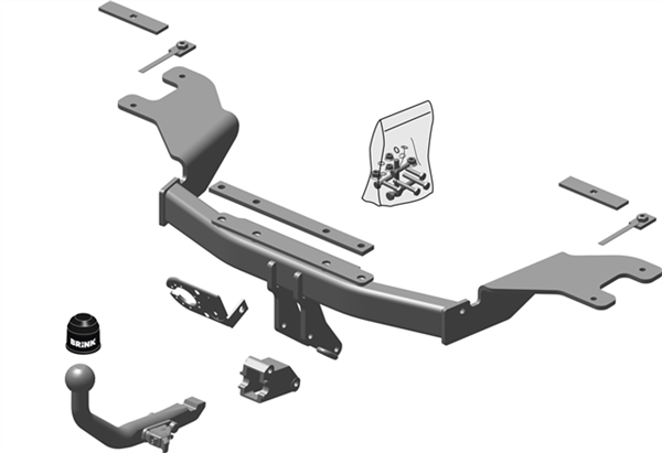 BRINK - Alfa Romeo 159 (2005 - 2012) Sedan European Towbar