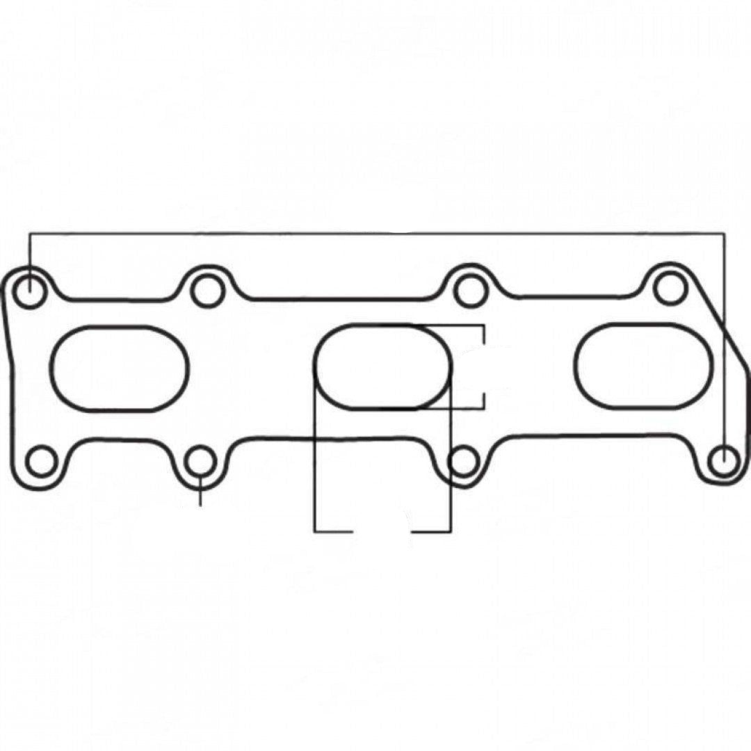 Holden Rodeo 3.2L & 3.5L V6 Petrol, Year 2003-on, Cemjo  - Exhaust Manifold Gasket
