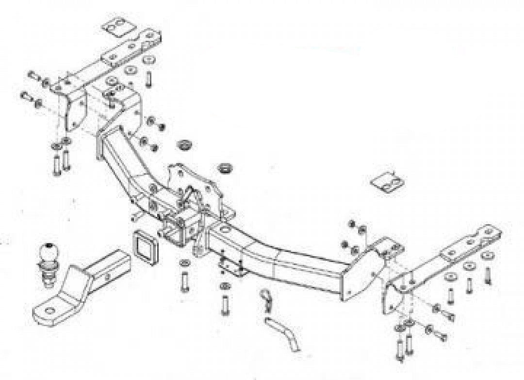 Trailboss - Towbar Suited For Toyota Prado SUV GDJ150R 5D (2017 Onwards)