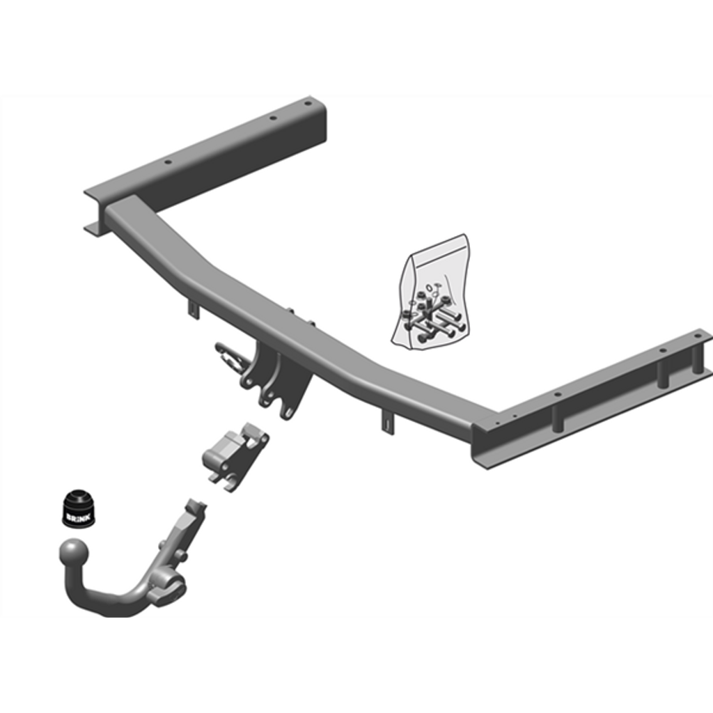 BRINK - Audi A4 (2004 - 2009) Sedan European Towbar