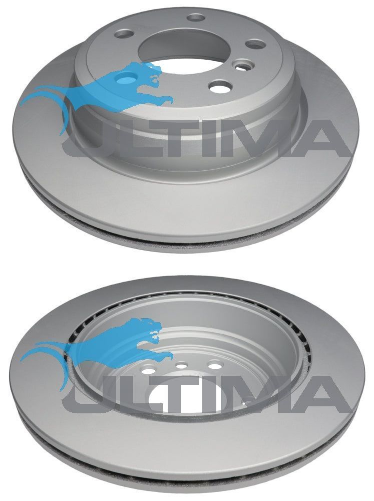 Ultima | Rear Brake Disc Rotor (Single) | BMW 3 4 Series F31 F32 F36 300mm Vented Geomet Coated 2012–On | AAP2285