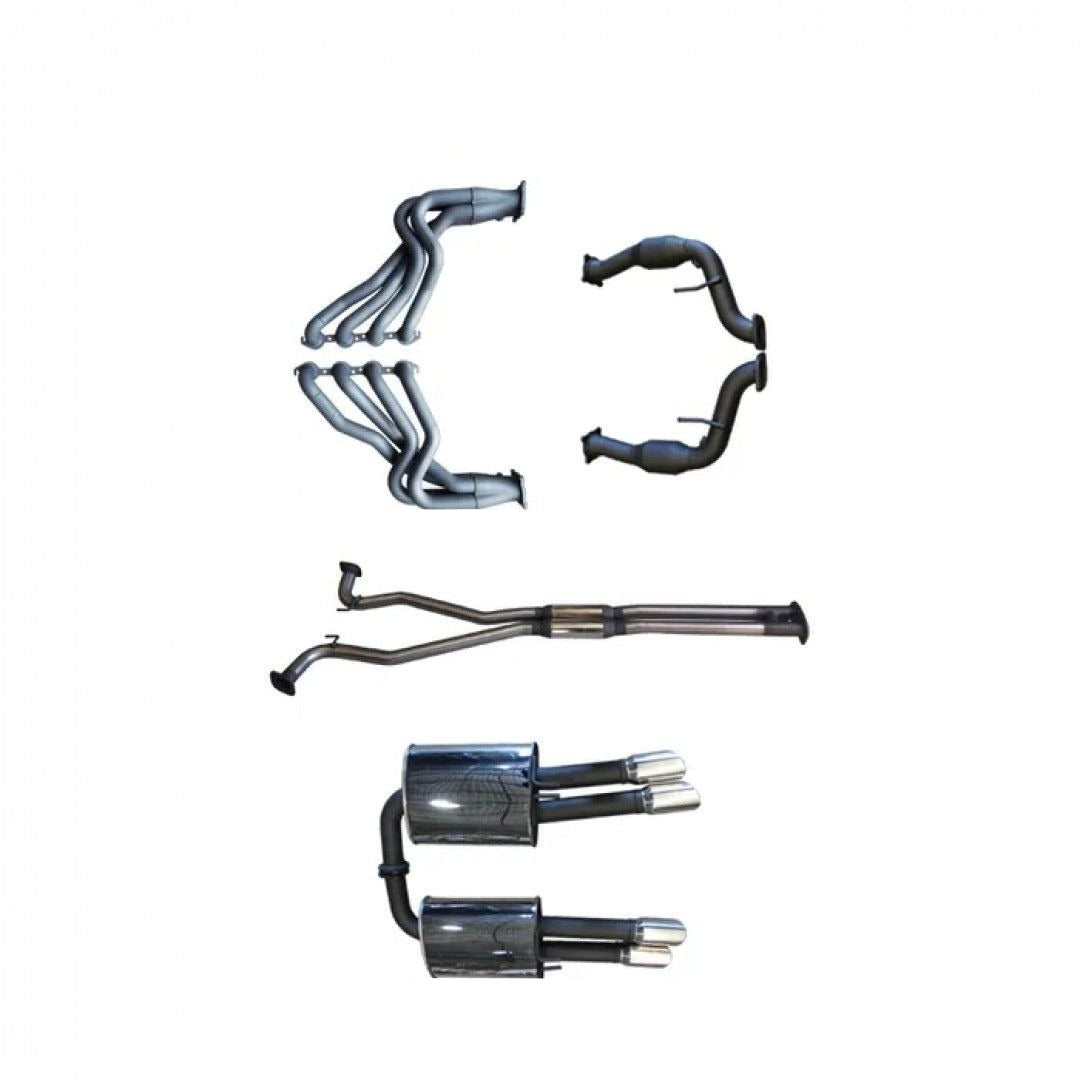 Manta | Twin 2.5″ Full Exhaust System with 1 3/4″ Headers Hotdogs/Mufflers | Holden Statesman Caprice WM WN V8 6.0L LWB Sedan 2006–2017